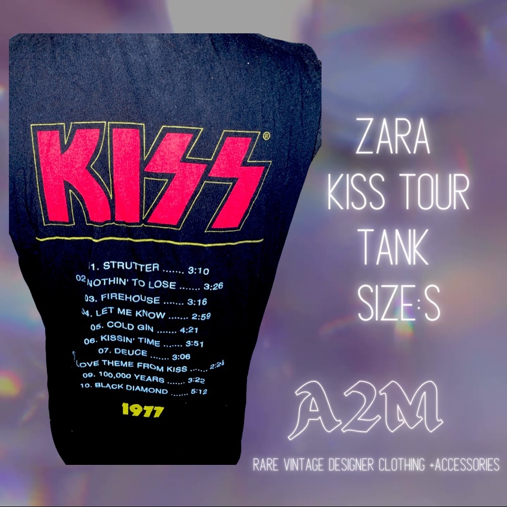 Zara Kiss Tour Tank Size S